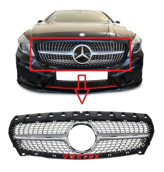 MERCEDES ÖN PANJUR (GRİ-DİAMOND ) CLA W117 2013- MERCEDES ÖN PANJUR (GRİ-DİAMOND ) CLA W117 2013-