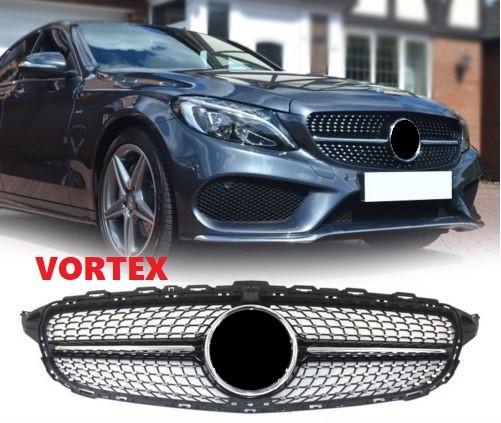 MERCEDES ÖN PANJUR (DIAMOND-SİYAH) W205 2014- MERCEDES ÖN PANJUR (DIAMOND-SİYAH) W205 2014-