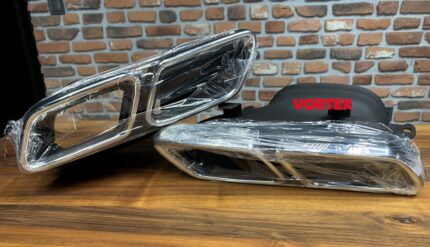 MERCEDES ARKA EGZOZ UCU SET (C63 GÜMÜŞ RENK) W205 2014-