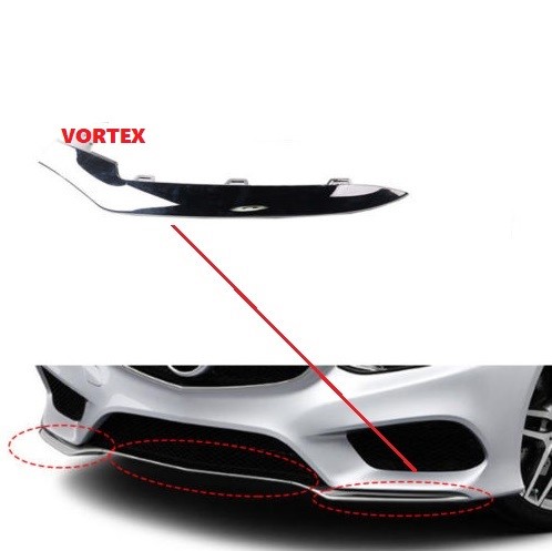 MERCEDES ÖN TAMPON ALT NİKELAJ SOL ( AMG ) W212 2013- MERCEDES ÖN TAMPON ALT NİKELAJ SOL ( AMG ) W212 2013-