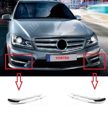 MERCEDES SİS FAR KAPAK NİKELAJI SAĞ ( AMG ) W204 2011-