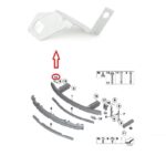 BMW ÖN TAMPON BRAKETİ SOL ( ALÜMİNYUM ) F10 2010-