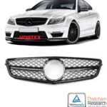 MERCEDES ÖN PANJUR C63 AMG PARLAK SİYAH W204 2007-