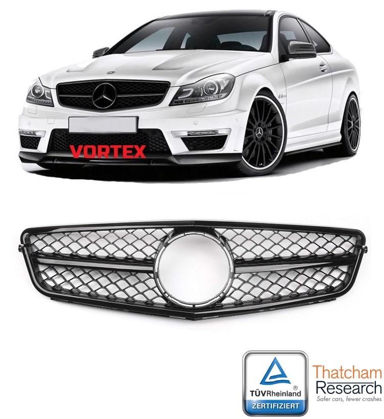 MERCEDES ÖN PANJUR C63 AMG PARLAK SİYAH W204 2007- MERCEDES ÖN PANJUR C63 AMG PARLAK SİYAH W204 2007-