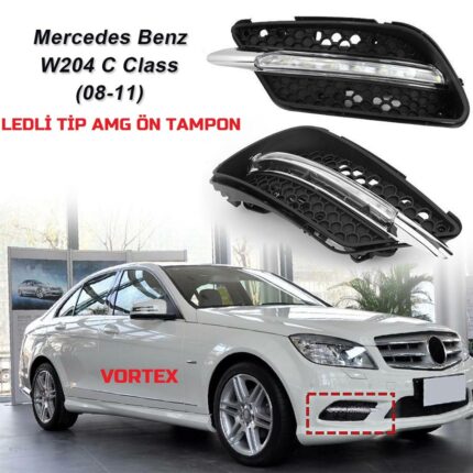 MERCEDES ÖN TAMPON ( AMG - LEDLİ TİP ) W204 2007-