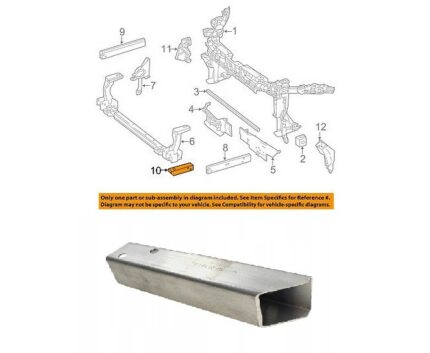 MERCEDES ÖN PANEL BRAKETİ ( ALÜMİNYUM ) L=R W176/W117 2013-