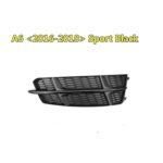 AUDİ ÖN TAMPON IZGARA SOL ( SİYAH - S-LİNE ) A6 2015-