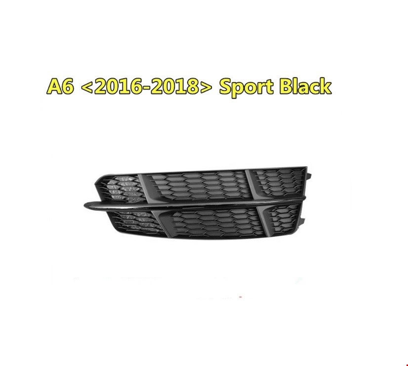 AUDİ ÖN TAMPON IZGARA SOL ( SİYAH - S-LİNE ) A6 2015- AUDİ ÖN TAMPON IZGARA SOL ( SİYAH - S-LİNE ) A6 2015-