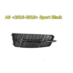 AUDİ ÖN TAMPON IZGARA SAĞ ( SİYAH - S-LİNE ) A6 2015-