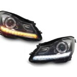 MERCEDES ÖN FAR SET ( HOLOJENİ-XENONA ÇEVİRME ) W204 2011-