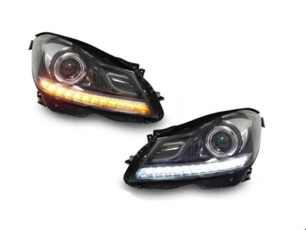 MERCEDES ÖN FAR SET ( HOLOJENİ-XENONA ÇEVİRME ) W204 2011-