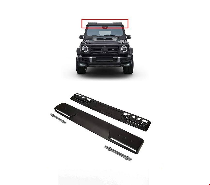 MERCEDES ÖN TAVAN SPOYLERİ (LEDLER İLE) BRABUS W463 2008- MERCEDES ÖN TAVAN SPOYLERİ (LEDLER İLE) BRABUS W463 2008-