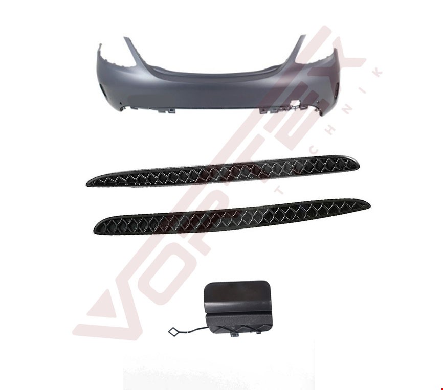 MERCEDES ARKA TAMPON SET (AMG) (DİFÜZÖR HARİÇ) W205 2014- MERCEDES ARKA TAMPON SET (AMG) (DİFÜZÖR HARİÇ) W205 2014-