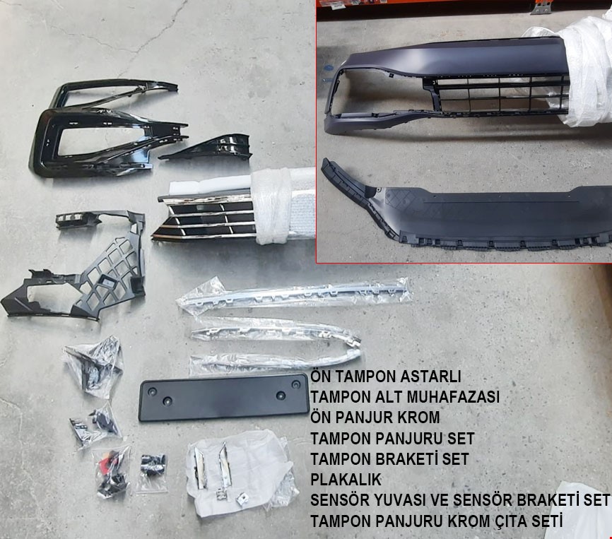 VOLKSWAGEN PASSAT 2015- İÇİN B8.5 2020- RLİNE ÖN TAMPON SET VOLKSWAGEN PASSAT 2015- İÇİN B8.5 2020- RLİNE ÖN TAMPON SET