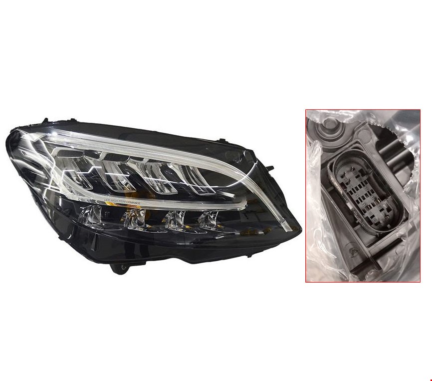 MERCEDES ÖN FAR LED SAĞ ( 4 PİN ) W205 2019- MERCEDES ÖN FAR LED SAĞ ( 4 PİN ) W205 2019-