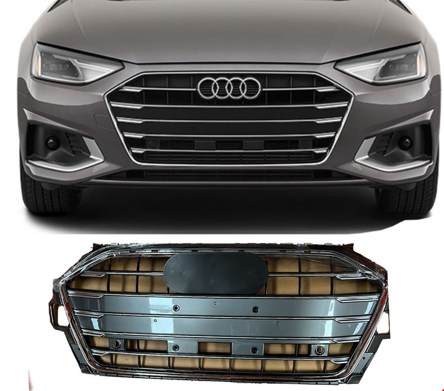 AUDİ ÖN PANJUR (GRİ) (BÜYÜK PLAKALIK) A4 2020- AUDİ ÖN PANJUR (GRİ) (BÜYÜK PLAKALIK) A4 2020-