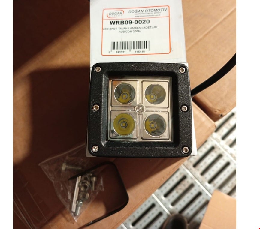 JEEP LED SPOT TAVAN LAMBASI (ADET) JK RUBİCON 2009- JEEP LED SPOT TAVAN LAMBASI (ADET) JK RUBİCON 2009-