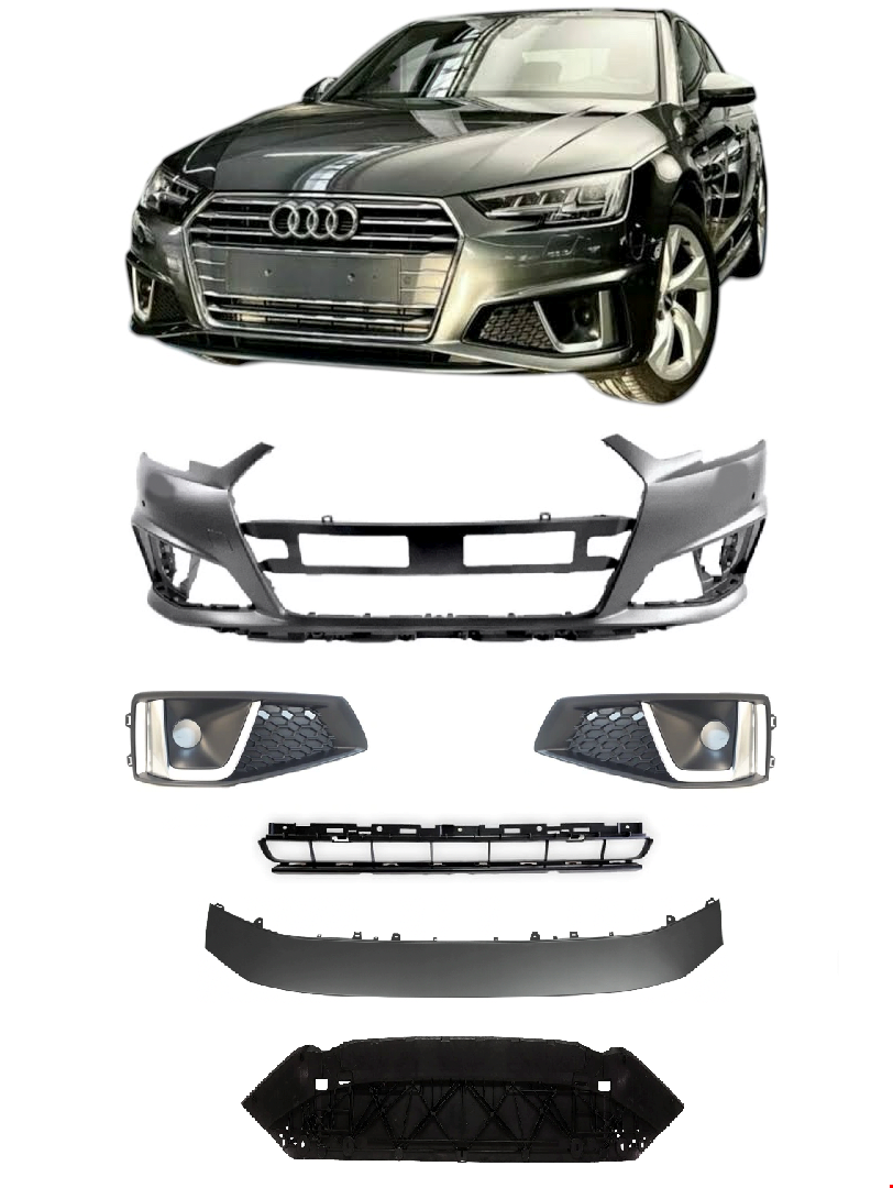 AUDİ ÖN TAMPON SETİ "S-LİNE PLUS" A4 2019-2020 AUDİ ÖN TAMPON SETİ "S-LİNE PLUS" A4 2019-2020