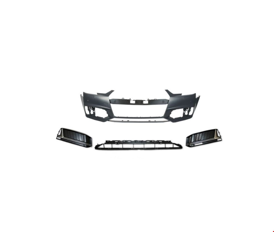 AUDİ ÖN TAMPON S-LİNE SET (PANJURSUZ) A4 2017- AUDİ ÖN TAMPON S-LİNE SET (PANJURSUZ) A4 2017-