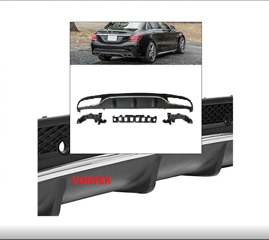 MERCEDES ARKA DİFÜZÖR (C63 AMG) W205 2014- MERCEDES ARKA DİFÜZÖR (C63 AMG) W205 2014-