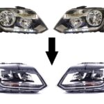 VOLKSWAGEN ÖN FAR DÖNÜŞÜM SETİ 2010 ->2017 (HALOJEN->LED)