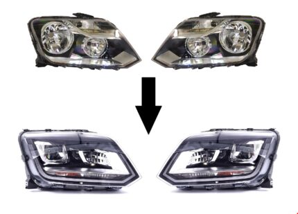 VOLKSWAGEN ÖN FAR DÖNÜŞÜM SETİ 2010 ->2017 (HALOJEN->LED)