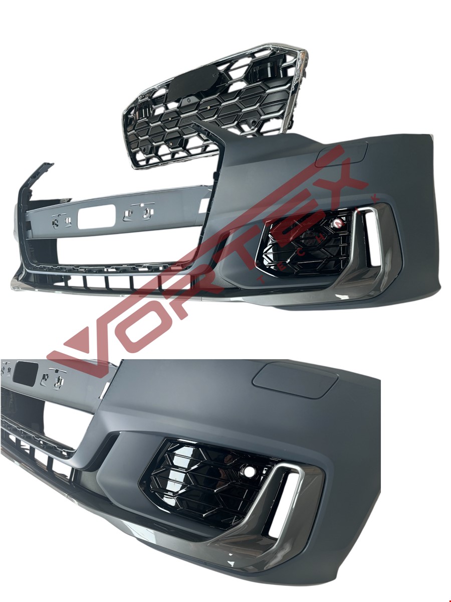 AUDİ ÖN TAMPON SET S-LİNE (KROM) A6 2020-2024 DÖNÜŞÜM AUDİ ÖN TAMPON SET S-LİNE (KROM) A6 2020-2024 DÖNÜŞÜM