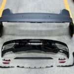 AUDİ ARKA TAMPON SET S-LİNE (SİYAH ÇITALI) A4 2020-