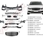 MERCEDES ÖN TAMPON KOMPLE SET EXCLUSIVE W213 2016-