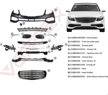 MERCEDES ÖN TAMPON KOMPLE SET EXCLUSIVE W213 2016-