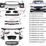 MERCEDES ÖN TAMPON SET EXCLUSIVE (PANJURLU) W213 2020-
