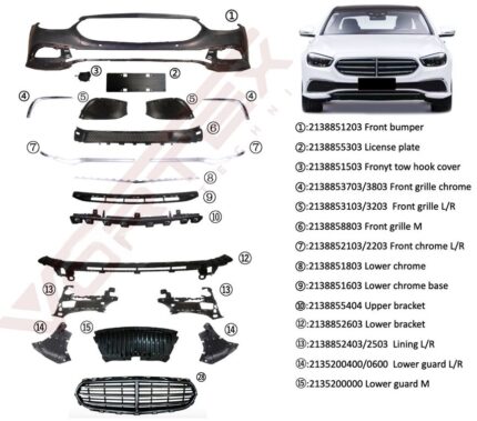 MERCEDES ÖN TAMPON SET EXCLUSIVE (PANJURLU) W213 2020-
