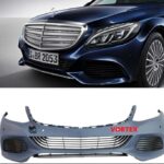 MERCEDES ÖN TAMPON SET ( PANJURSUZ ) EXCLUSIVE W205 2014-