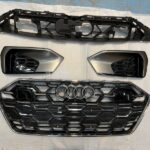 AUDİ ÖN PANJUR+TAMPON IZGARA SET (KROM) A7 2023-