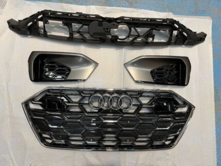 AUDİ ÖN PANJUR+TAMPON IZGARA SET (KROM) A7 2023-
