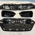 AUDİ ÖN PANJUR+TAMPON IZGARA SET (SİYAH) A7 2023-