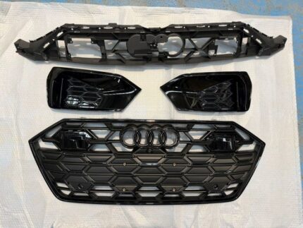 AUDİ ÖN PANJUR+TAMPON IZGARA SET (SİYAH) A7 2023-