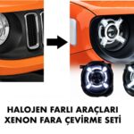 JEEP ÖN FAR SETİ ANGEL ( MODİFİYE ) RENEGADE 2014